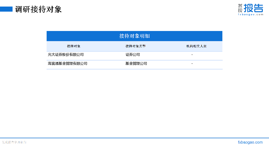 华锐精密机构调研纪要